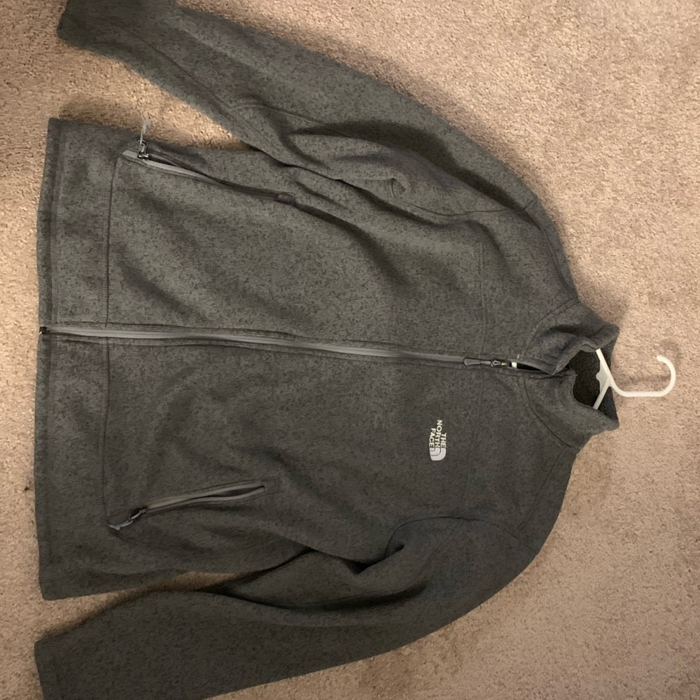 NORTH FACE zip up fleece